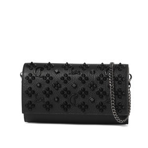 Christian Louboutin Chain Wallet Paloma Loubinthesky Paloma Ruby Black